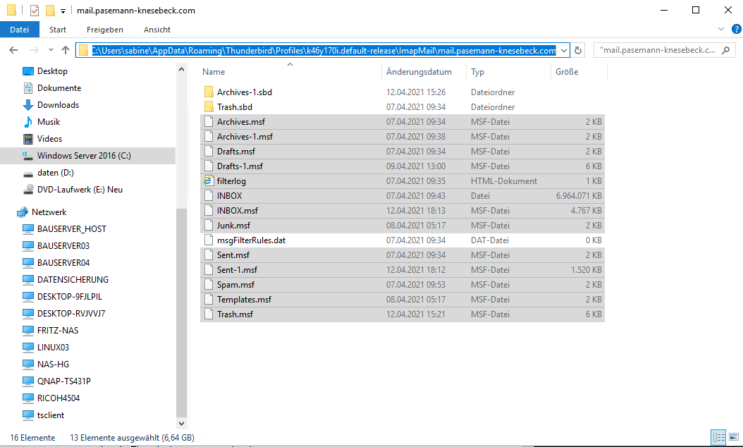 Synchronisation deaktvieren